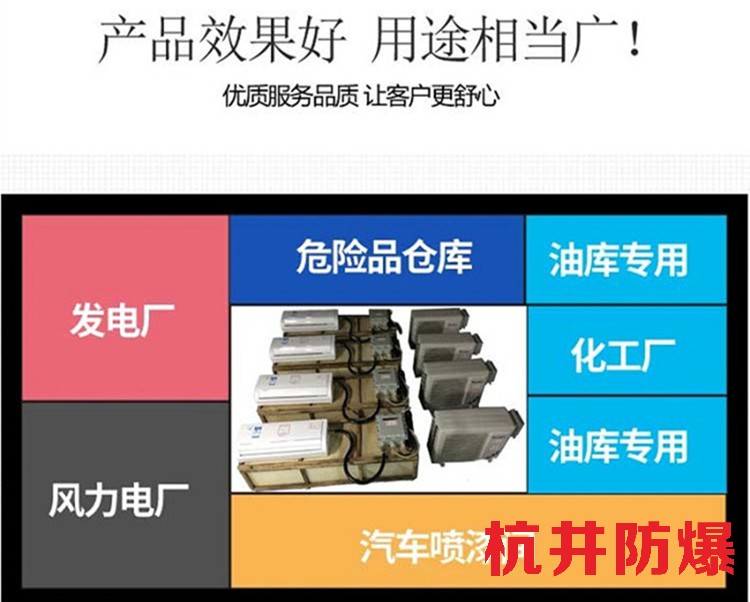 三匹汽車烤漆房特種防爆空調(diào)銷售-防爆等級(jí)IIC